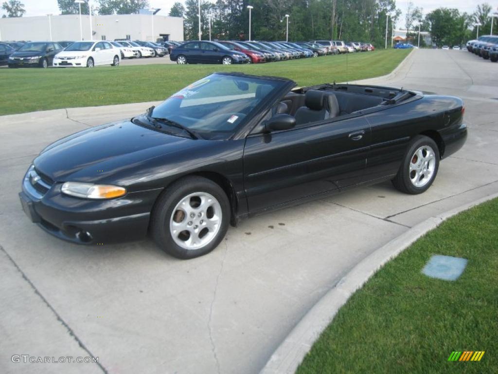 1998 Sebring JXi Convertible - Black / Agate Black photo #7