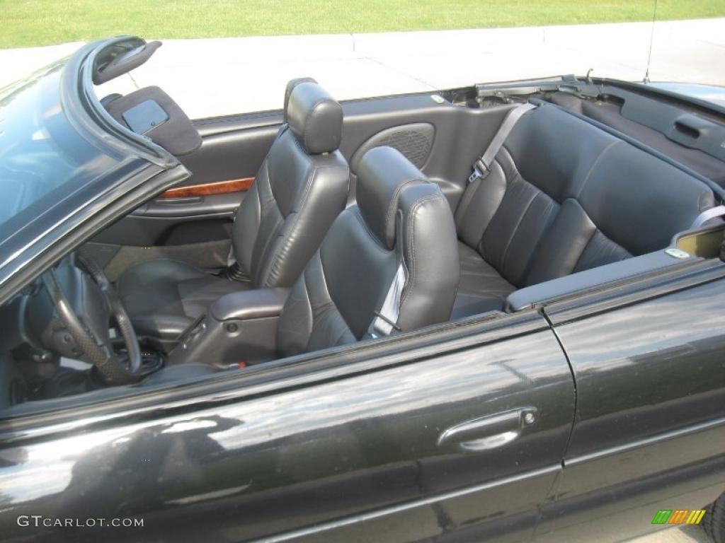 1998 Sebring JXi Convertible - Black / Agate Black photo #18