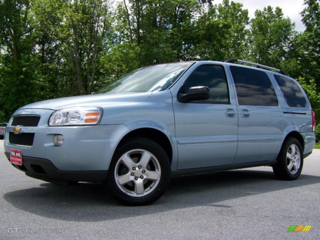 2007 Uplander LT - Polar Blue Metallic / Medium Gray photo #4