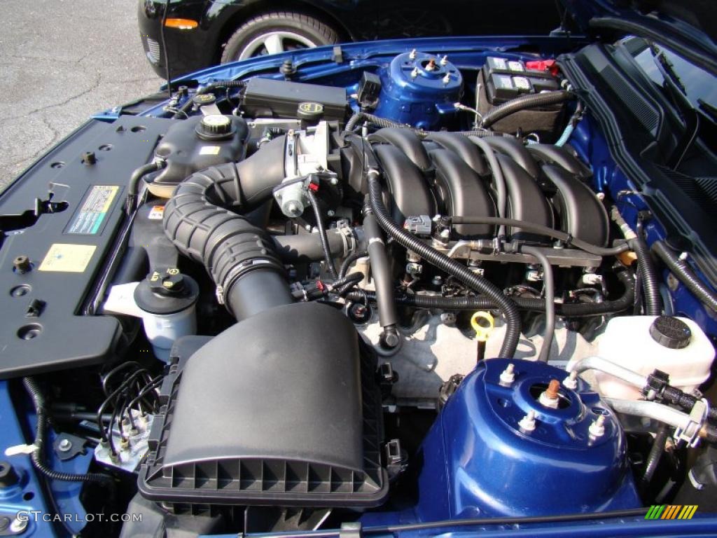 2008 Mustang GT Premium Coupe - Vista Blue Metallic / Medium Parchment photo #36