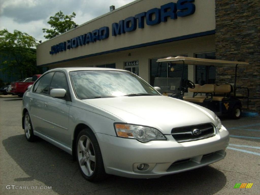 2006 Legacy 2.5i Limited Sedan - Brilliant Silver Metallic / Off-Black photo #1