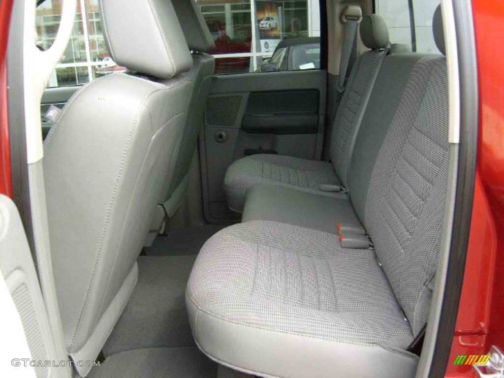 2008 Ram 1500 Big Horn Edition Quad Cab 4x4 - Inferno Red Crystal Pearl / Medium Slate Gray photo #3