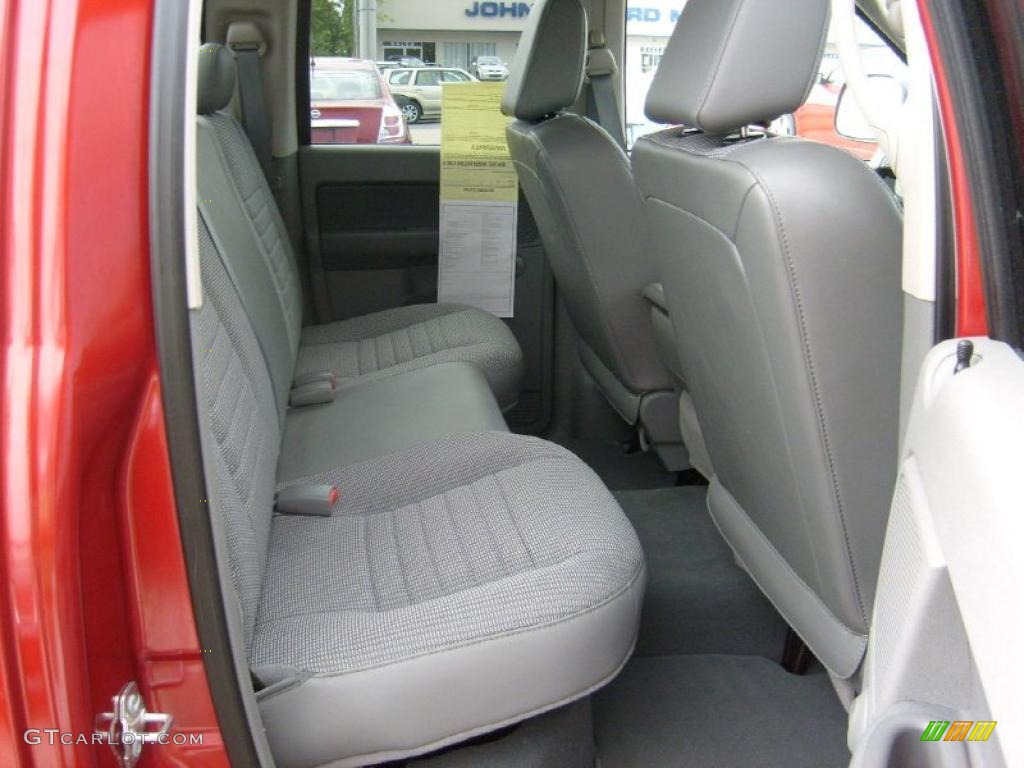 2008 Ram 1500 Big Horn Edition Quad Cab 4x4 - Inferno Red Crystal Pearl / Medium Slate Gray photo #4