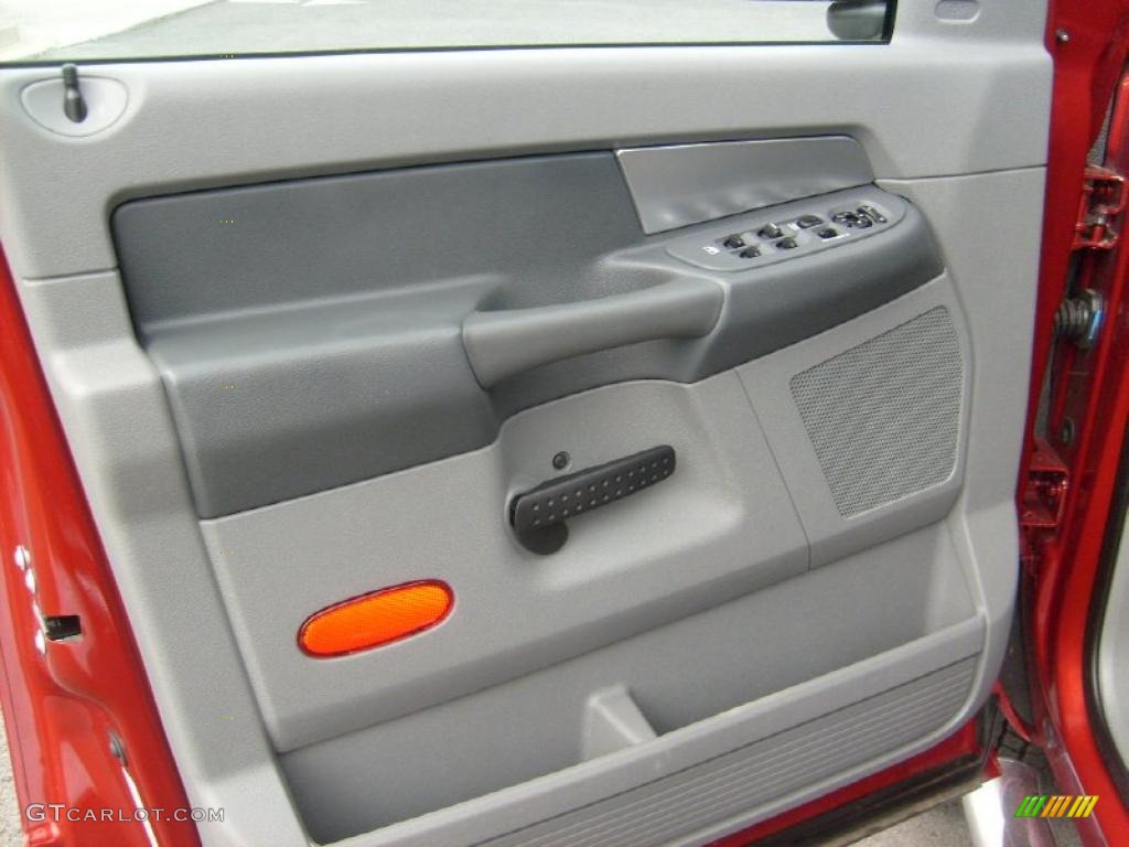 2008 Ram 1500 Big Horn Edition Quad Cab 4x4 - Inferno Red Crystal Pearl / Medium Slate Gray photo #14