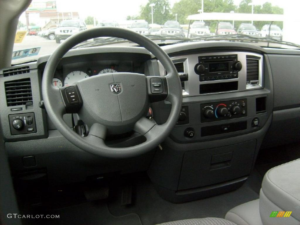 2008 Ram 1500 Big Horn Edition Quad Cab 4x4 - Inferno Red Crystal Pearl / Medium Slate Gray photo #15
