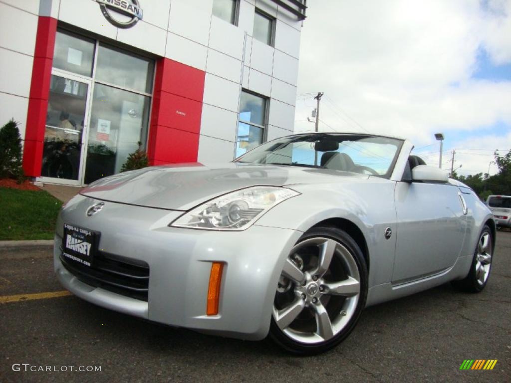 2008 350Z Touring Roadster - Silver Alloy / Charcoal photo #1