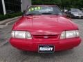 1993 Bright Red Ford Mustang LX Fastback  photo #2