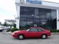 1993 Bright Red Ford Mustang LX Fastback  photo #4