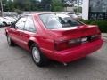1993 Bright Red Ford Mustang LX Fastback  photo #5