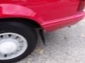 1993 Bright Red Ford Mustang LX Fastback  photo #20