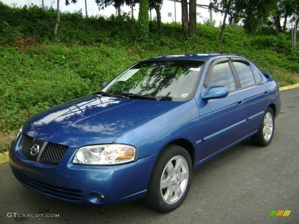 2006 Sentra 1.8 S Special Edition - Sapphire Blue Metallic / Charcoal photo #1