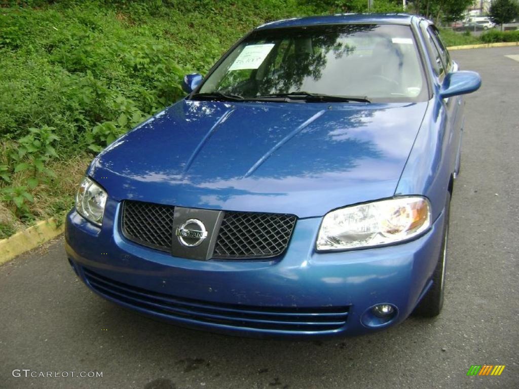 2006 Sentra 1.8 S Special Edition - Sapphire Blue Metallic / Charcoal photo #2