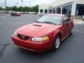 1999 Laser Red Metallic Ford Mustang V6 Coupe  photo #5