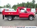 Vermillion Red - F350 Super Duty XL Regular Cab 4x4 Chassis Dump Truck Photo No. 5