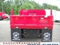 Vermillion Red - F350 Super Duty XL Regular Cab 4x4 Chassis Dump Truck Photo No. 8