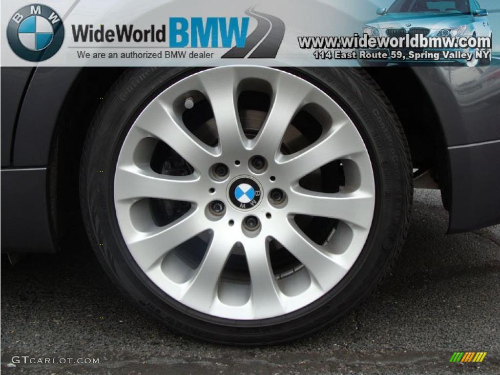 2008 3 Series 328xi Sedan - Sparkling Graphite Metallic / Black photo #7
