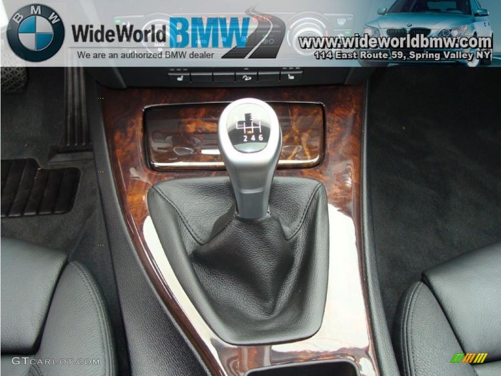 2008 3 Series 328xi Sedan - Sparkling Graphite Metallic / Black photo #14