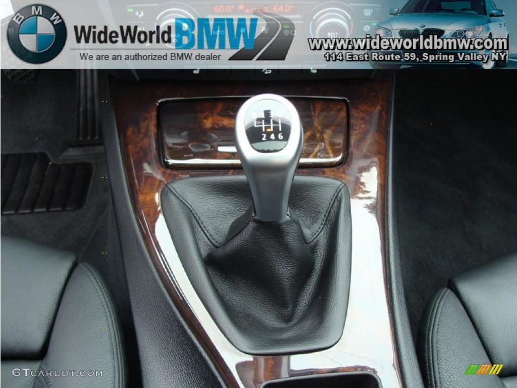 2008 3 Series 328xi Sedan - Sparkling Graphite Metallic / Black photo #15