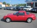 1992 Classic Red Mazda MX-5 Miata Roadster  photo #2