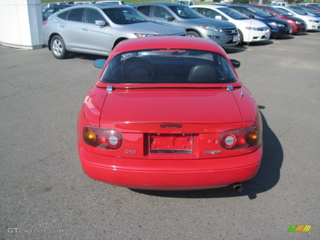 1992 MX-5 Miata Roadster - Classic Red / Black photo #4