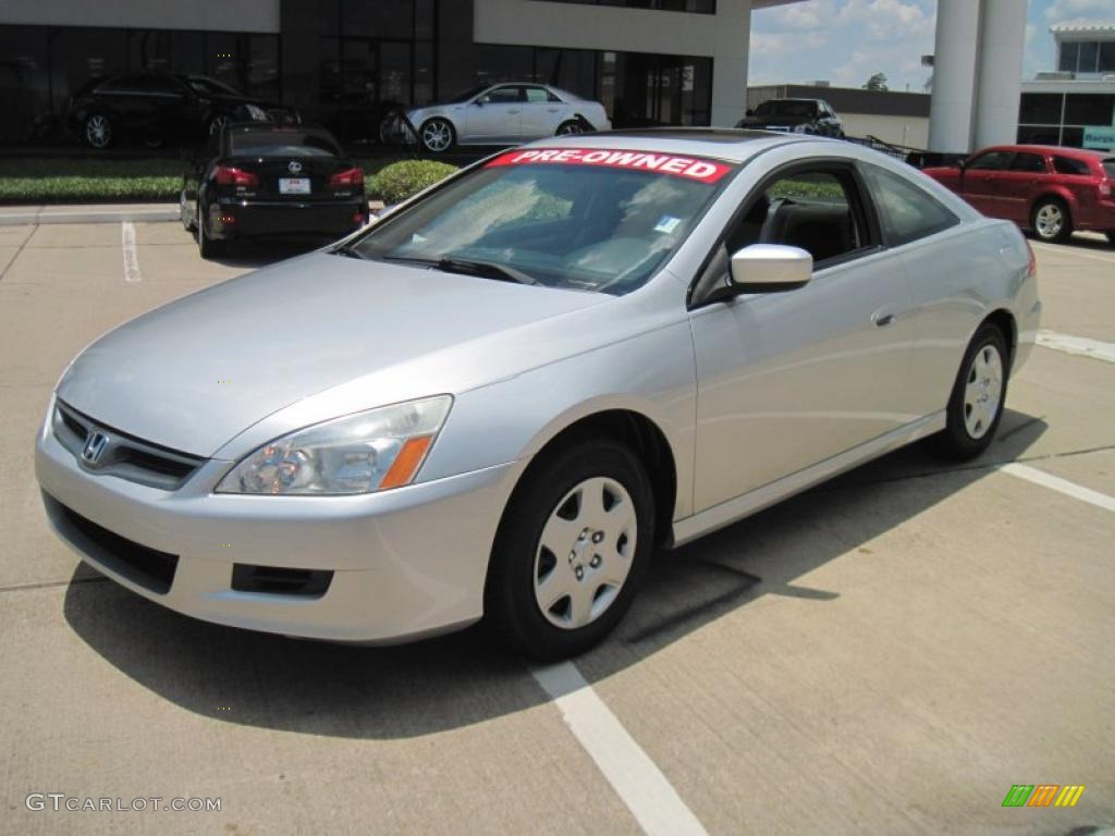 2006 Accord EX Coupe - Alabaster Silver Metallic / Black photo #1