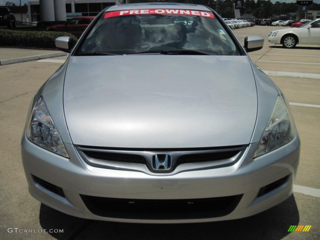 2006 Accord EX Coupe - Alabaster Silver Metallic / Black photo #5