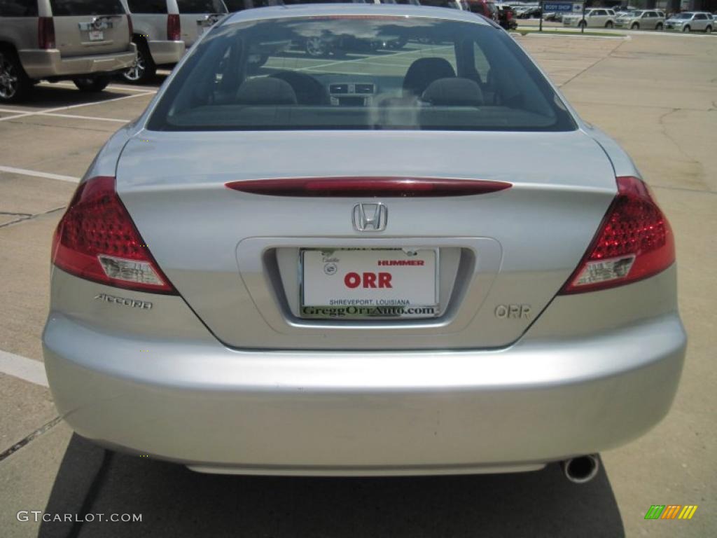 2006 Accord EX Coupe - Alabaster Silver Metallic / Black photo #6