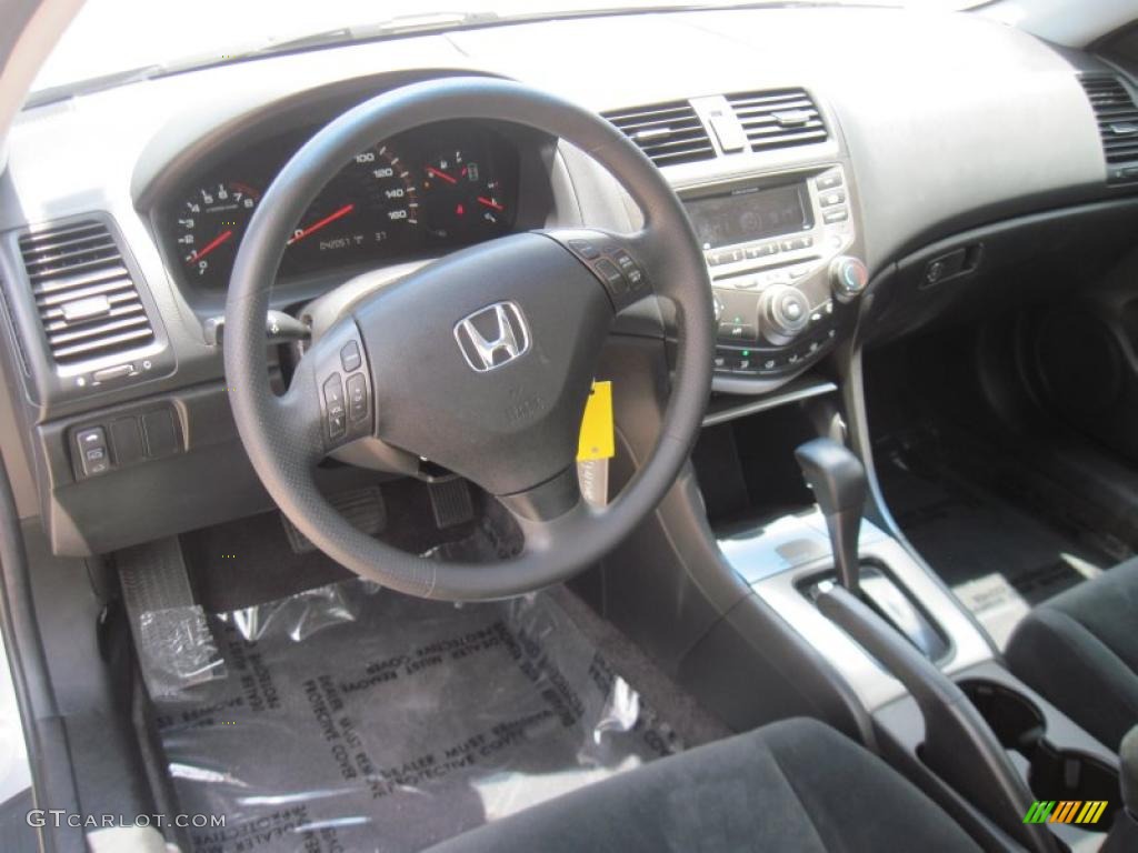 2006 Accord EX Coupe - Alabaster Silver Metallic / Black photo #10