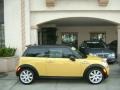 2008 Mellow Yellow Mini Cooper S Hardtop  photo #2