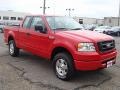 2006 Bright Red Ford F150 STX SuperCab 4x4  photo #4