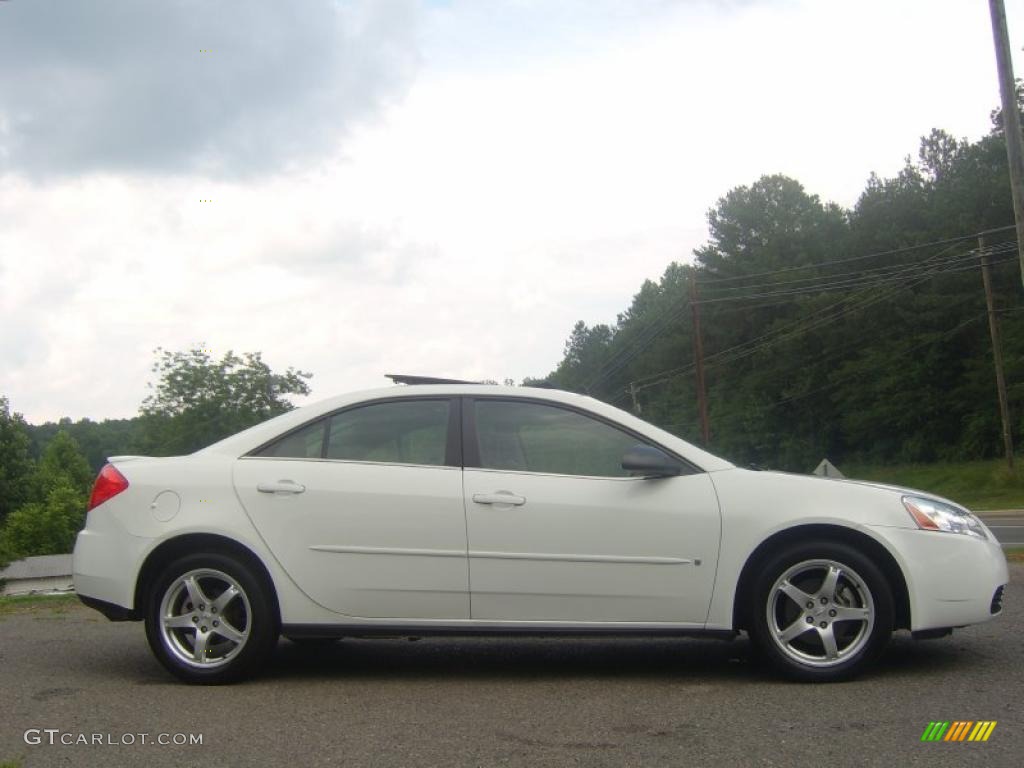 2009 G6 V6 Sedan - Summit White / Ebony photo #1