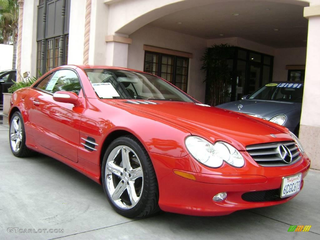 2005 SL 500 Roadster - Mars Red / Charcoal photo #1