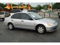 2001 Satin Silver Metallic Honda Civic LX Sedan  photo #2