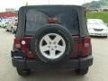 2009 Red Rock Crystal Pearl Coat Jeep Wrangler X 4x4  photo #4