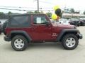 2009 Red Rock Crystal Pearl Coat Jeep Wrangler X 4x4  photo #6
