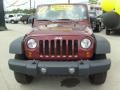2009 Red Rock Crystal Pearl Coat Jeep Wrangler X 4x4  photo #8