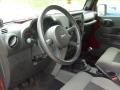 2009 Red Rock Crystal Pearl Coat Jeep Wrangler X 4x4  photo #11