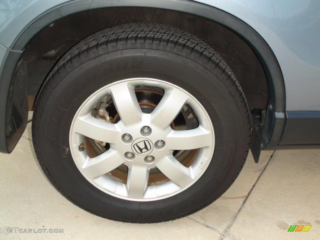 2008 CR-V EX-L - Glacier Blue Metallic / Gray photo #42