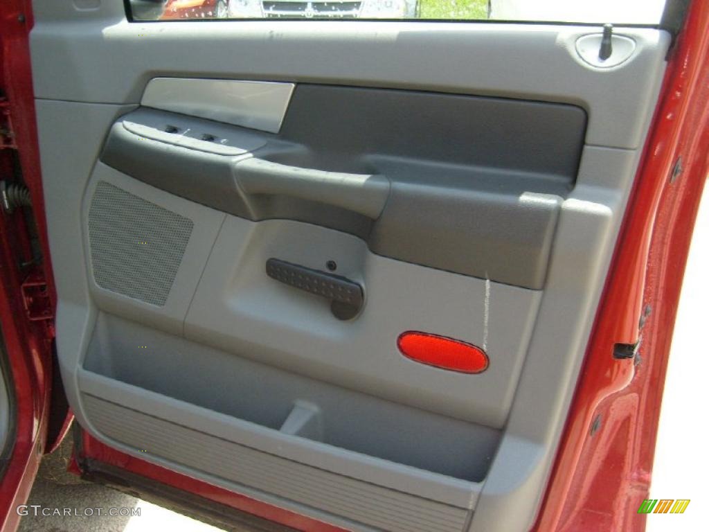 2007 Ram 1500 Thunder Road Quad Cab 4x4 - Flame Red / Medium Slate Gray photo #21