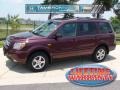 2008 Dark Cherry Pearl Honda Pilot EX-L  photo #1