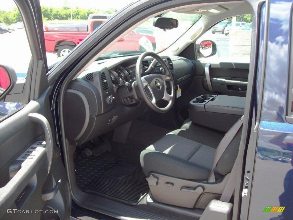 2010 Silverado 1500 LT Extended Cab 4x4 - Imperial Blue Metallic / Ebony photo #10