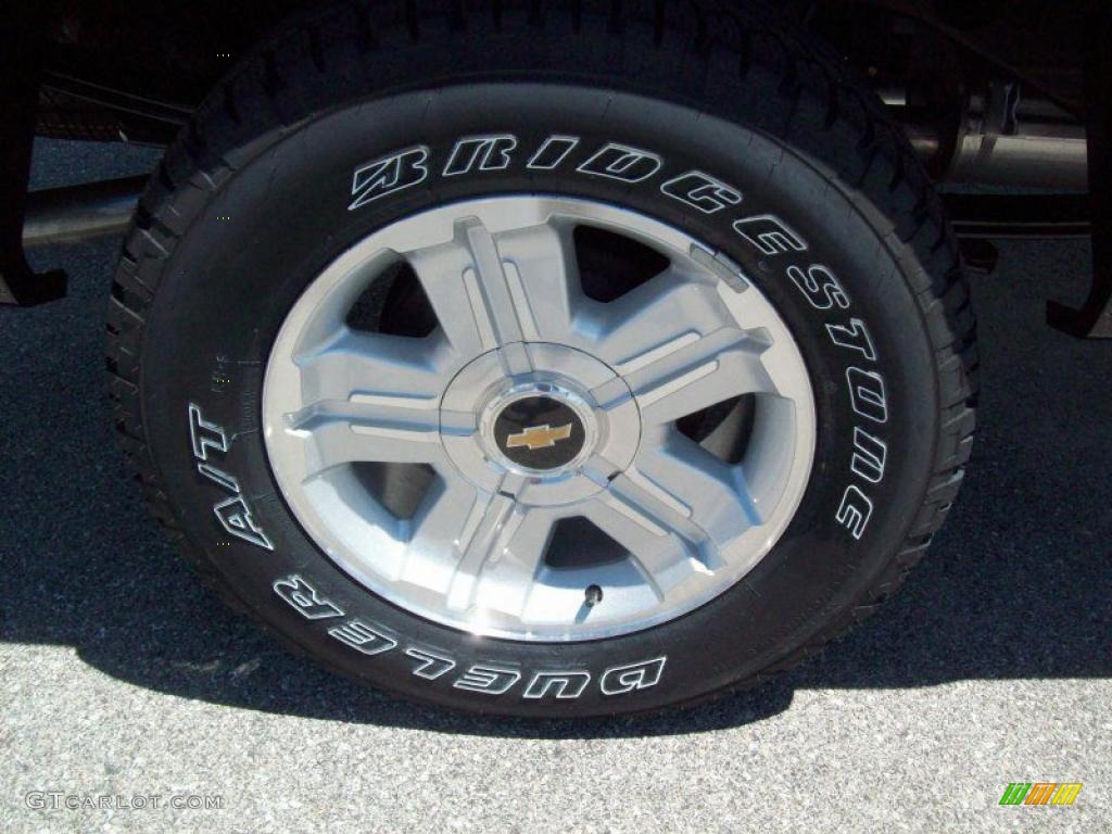 2010 Silverado 1500 LTZ Extended Cab 4x4 - Black / Light Titanium/Dark Titanium photo #9