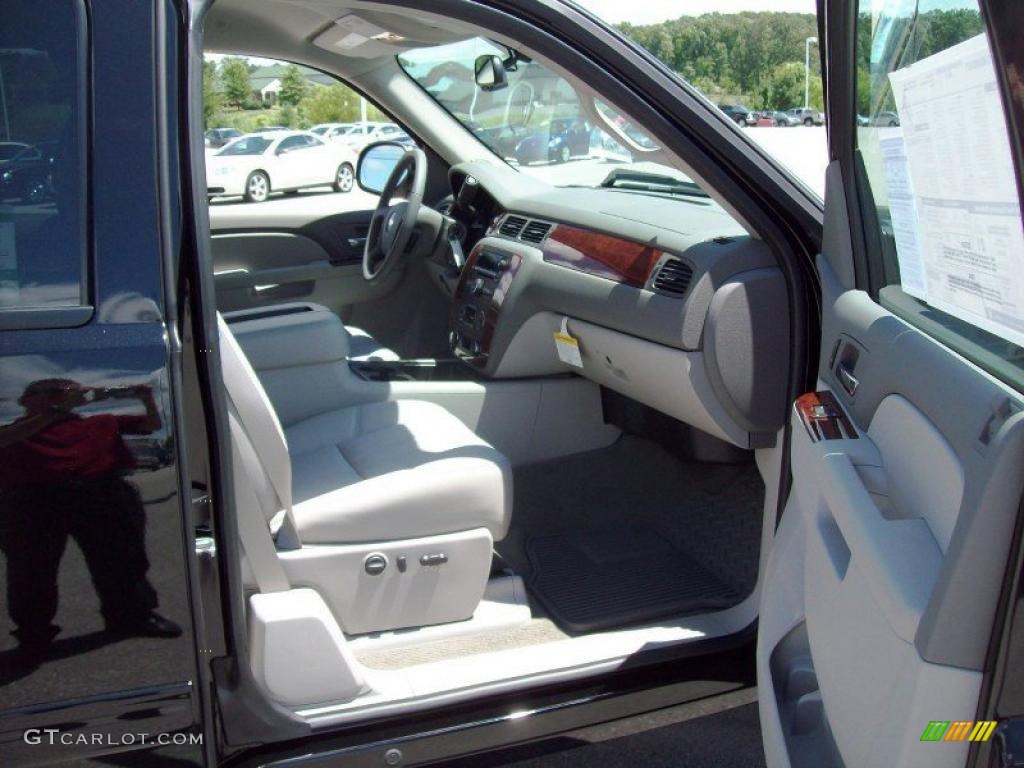 2010 Silverado 1500 LTZ Extended Cab 4x4 - Black / Light Titanium/Dark Titanium photo #13