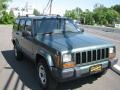 2000 Medium Fern Green Metallic Jeep Cherokee Sport 4x4  photo #4