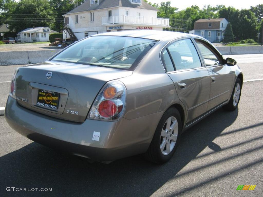 2003 Altima 2.5 S - Polished Pewter Metallic / Blond photo #3