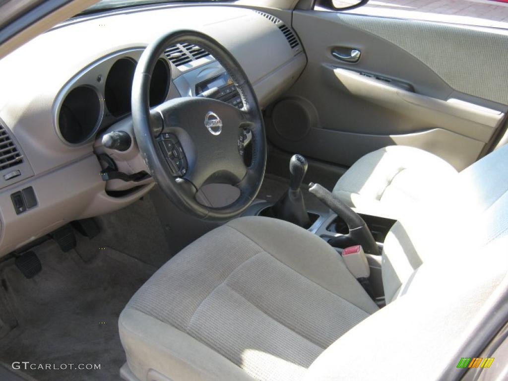 2003 Altima 2.5 S - Polished Pewter Metallic / Blond photo #5