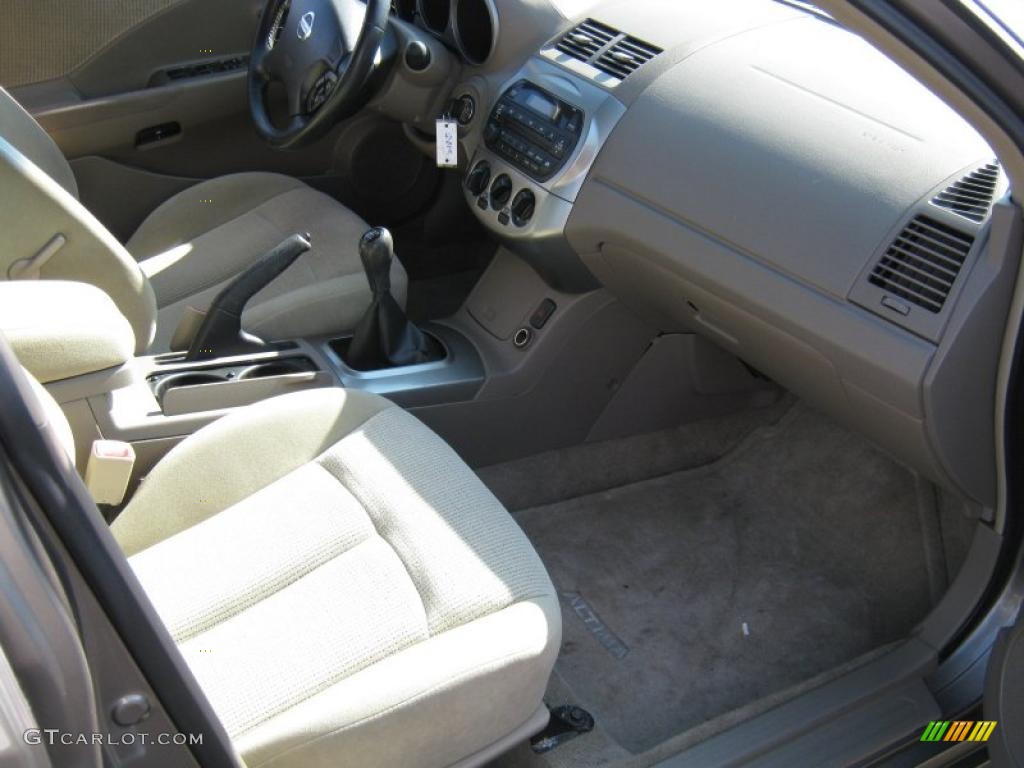 2003 Altima 2.5 S - Polished Pewter Metallic / Blond photo #7