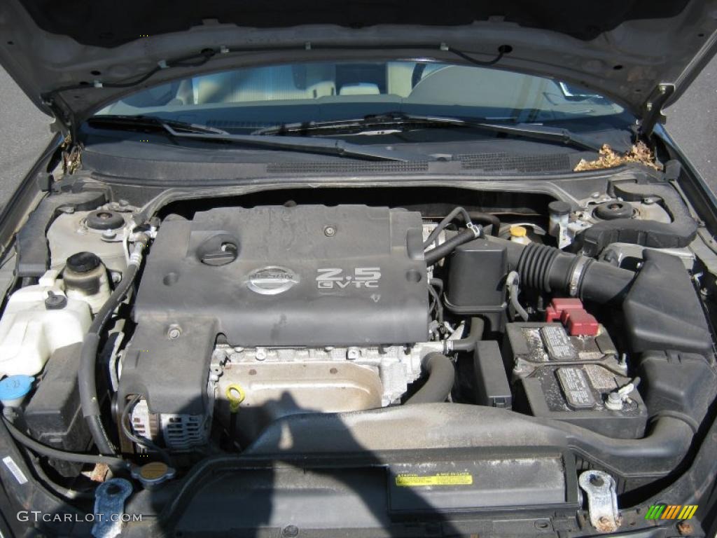 2003 Altima 2.5 S - Polished Pewter Metallic / Blond photo #9