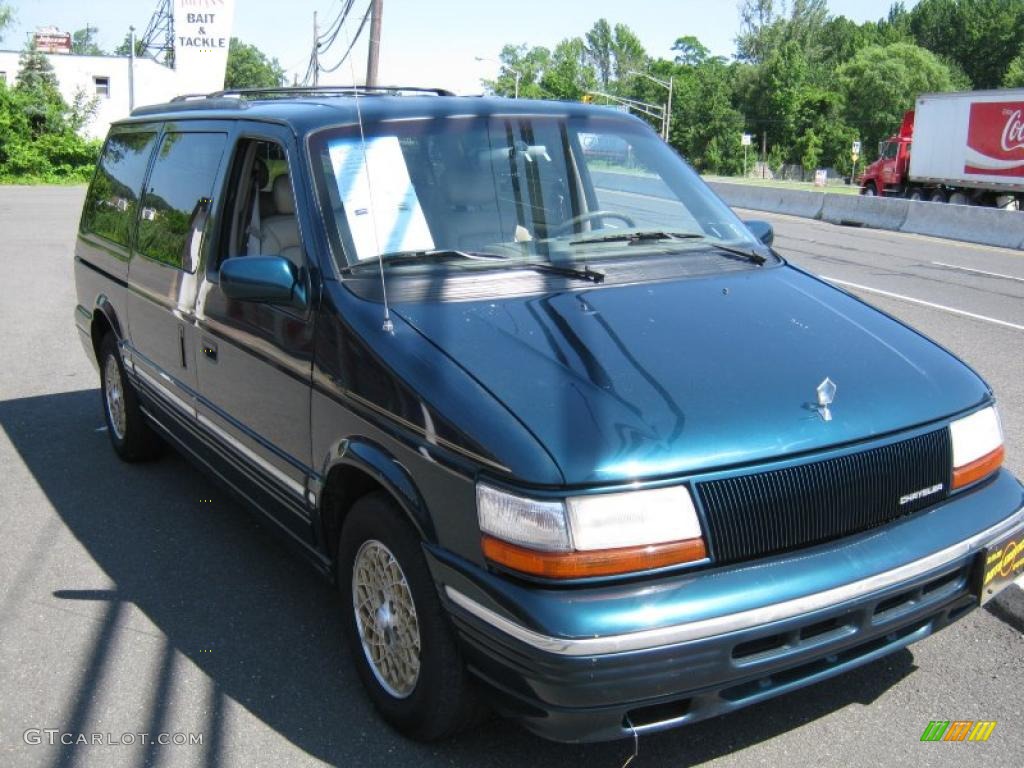 1994 Town & Country  - Medium Water Blue Metallic / Beige photo #2