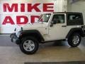 2010 Stone White Jeep Wrangler Sport 4x4  photo #1